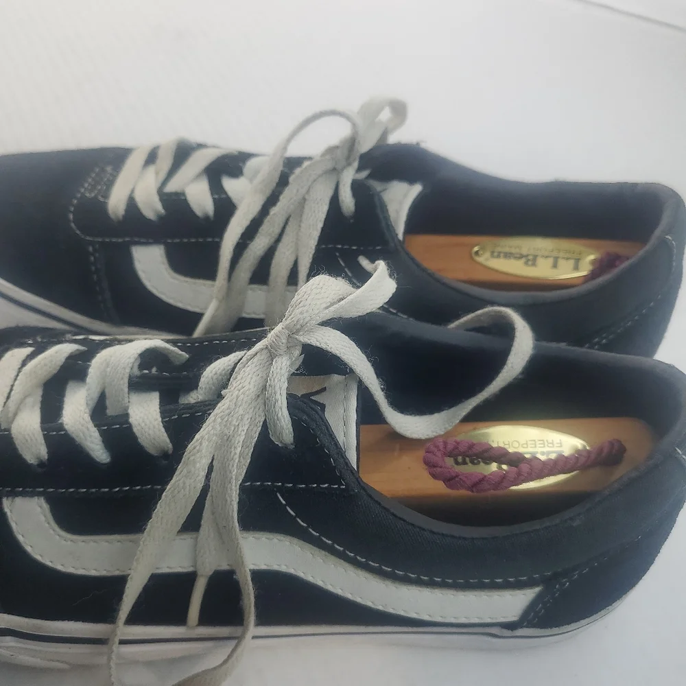 Vans #508182 Black W/White Accent Size US Women's 9.5 mens 8 - Picture 7 of 9